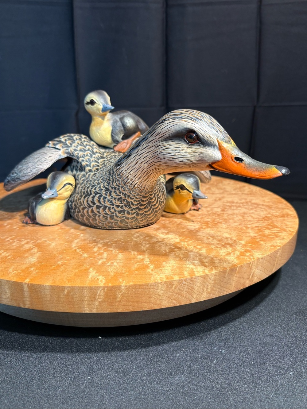 Rare signed Christopher w. Gosset A/P 150 Mallard hen W/chicks!!